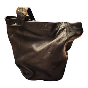 Leather Hobo Bag